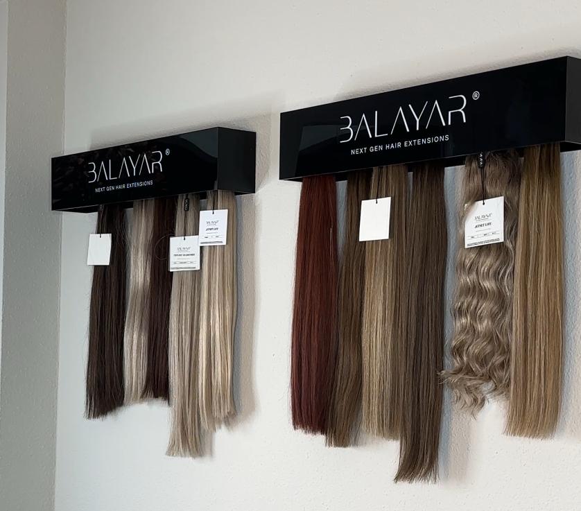 BALAYAR Hair Extensions Display