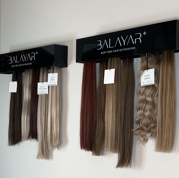 BALAYAR Hair Extensions Display